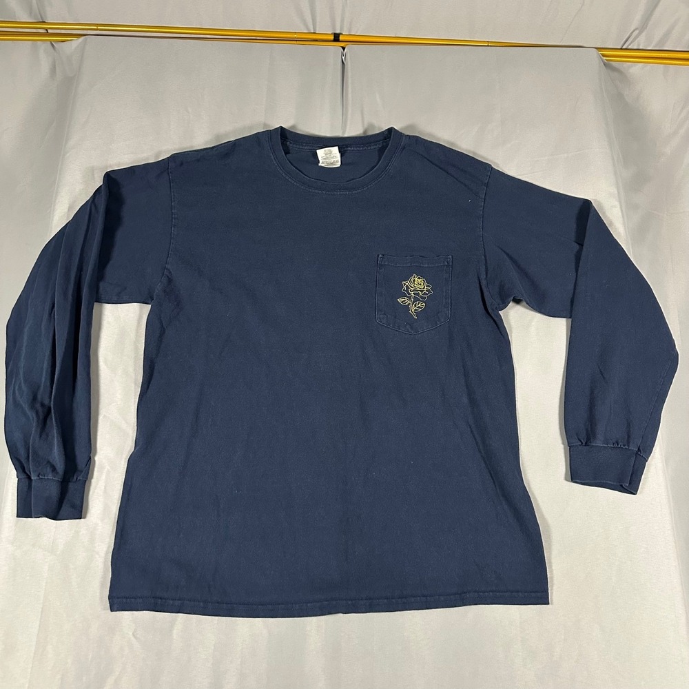 Gildan Alpha Kappa Psi Rho Chi Alpha Eta 2016 Long Sleeve Shirt Navy Mens Large